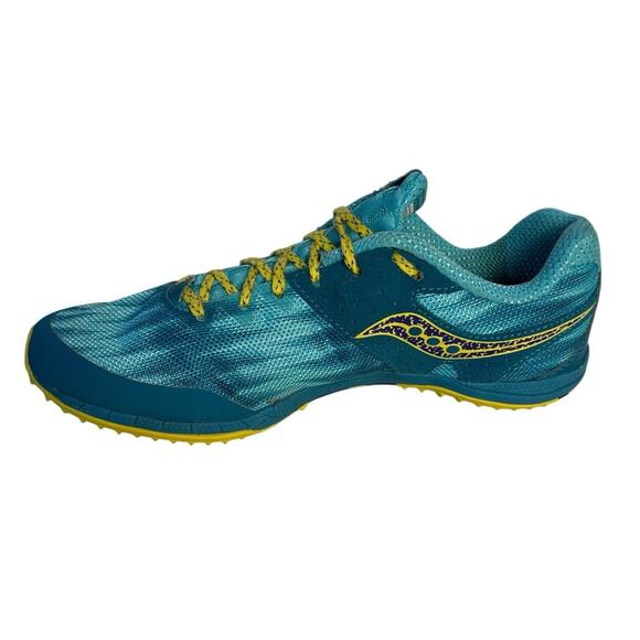 Saucony Women's Kilkenny Xc Spike Cross Country Track Cleats Blue Yellow 8 - Picture 2 of 7